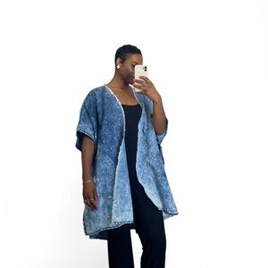 Brand new (tagged) Blue denim kimono